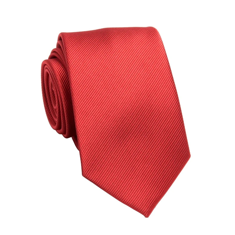 Men's Business Jacquard Slim Tie, British Classic Solid Color Tie,Casual Wedding Accessories