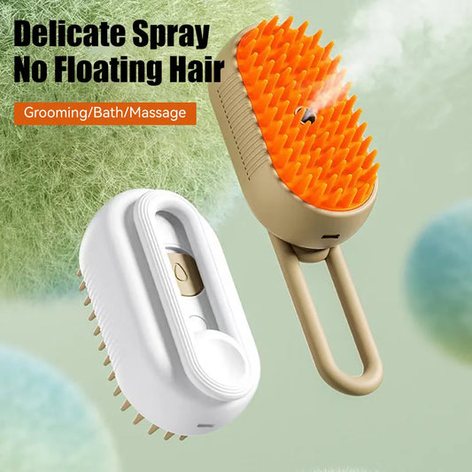 Explosive Pet Comb Cat and Dog Electric Spray Massage Comb One Touch Spray Anti Flying Hair Massage Bathing Cat Comb