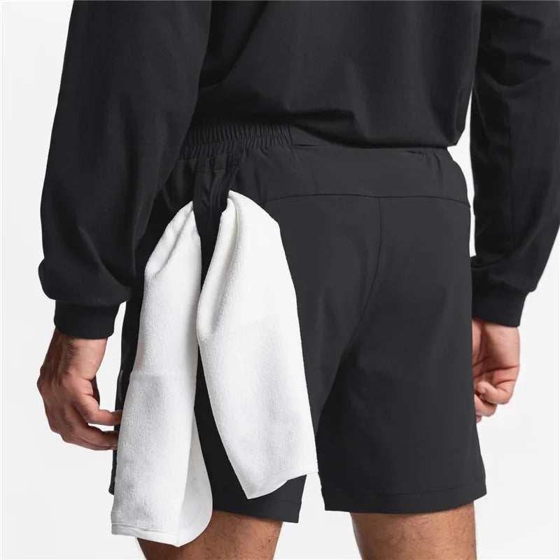 2025 NEW Summer Running Shorts Men Sports Jogging Fitness Shorts Quick Dry Mens Gym Men Shorts Gyms Short Pants For Men