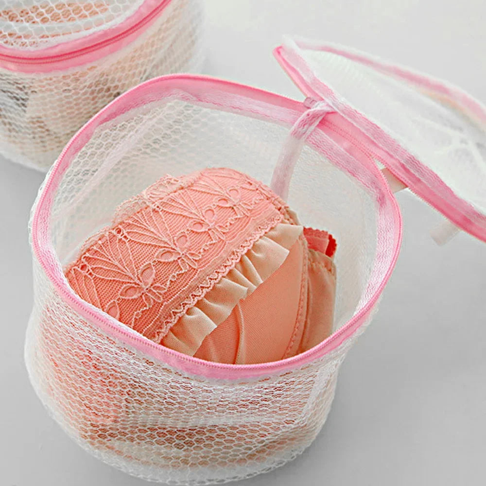 1pc Women Lingerie Bra Underwear Laundry Washing Bags Net Mesh Clothes Sock Organizer Zip Bags Hosiery SaverBras Protector