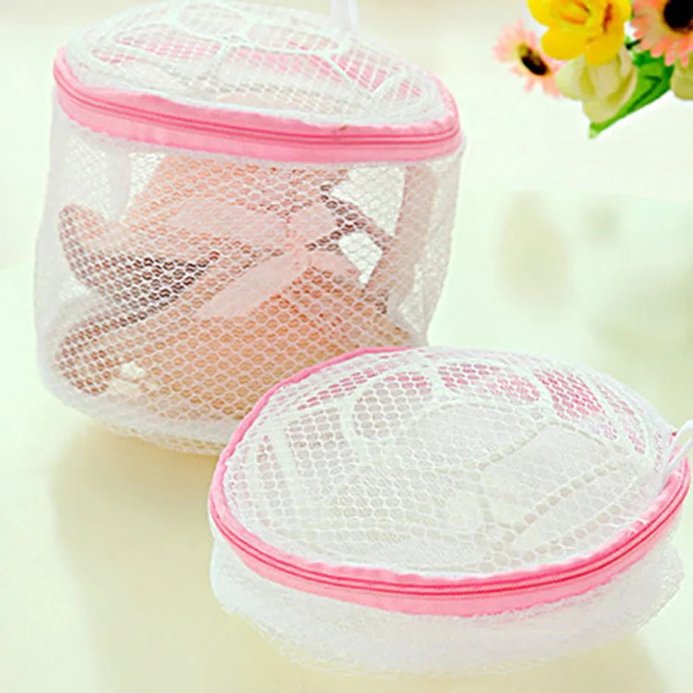 1pc Women Lingerie Bra Underwear Laundry Washing Bags Net Mesh Clothes Sock Organizer Zip Bags Hosiery SaverBras Protector