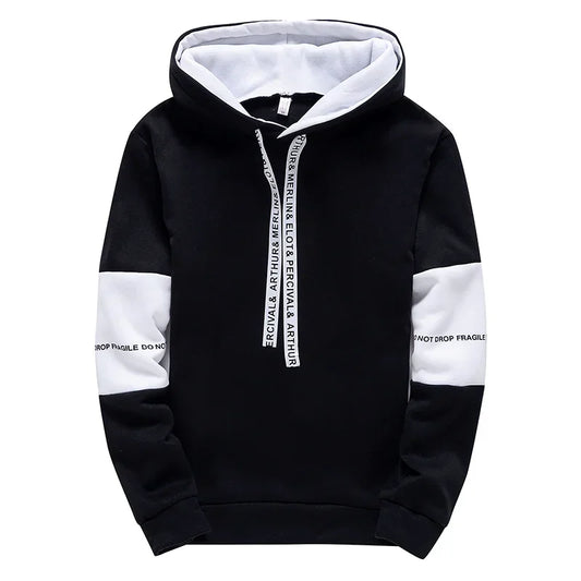 Men's Hoodies Long Sleeve Casual Printing With Letter Sweatshirts New Spring Hip Hop Pullover Sports Top Male Hooded Sweatshirts