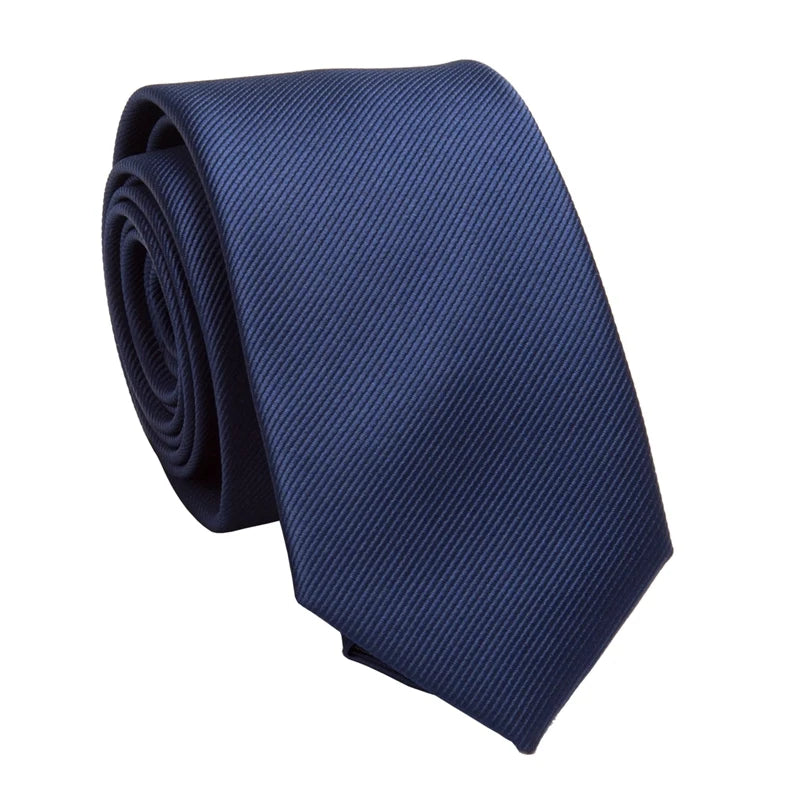 Men's Business Jacquard Slim Tie, British Classic Solid Color Tie,Casual Wedding Accessories